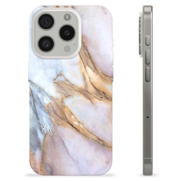 iPhone 15 Pro TPU Cover - Elegant Marmor