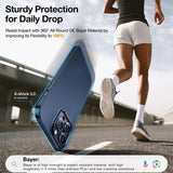 iPhone 15 Pro Torras OriginFit MagSafe Cover - marineblå