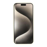 iPhone 15 Stilfuldt stødsikkert TPU cover med forhøjede kanter - hvid / sløjfe