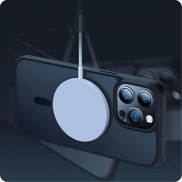 iPhone 15 Tech-Protect Magmat Cover - MagSafe Kompatibel - Sky Blå / Frostet