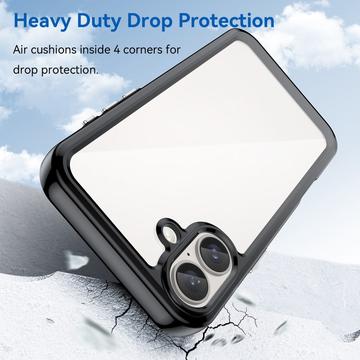 iPhone 16 Anti-Shock Hybrid Cover - Sort