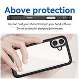 iPhone 16 Anti-Shock Hybrid Cover - Sort