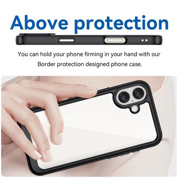 iPhone 16 Anti-Shock Hybrid Cover - Sort