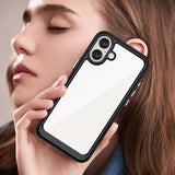 iPhone 16 Anti-Shock Hybrid Cover - Sort
