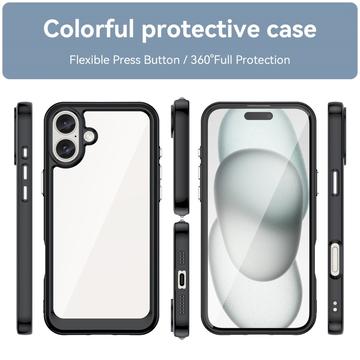 iPhone 16 Anti-Shock Hybrid Cover - Sort