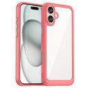 iPhone 16 Anti-Shock Hybrid Cover - Rød