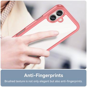 iPhone 16 Anti-Shock Hybrid Cover - Rød