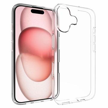 iPhone 16 Skridsikkert TPU Cover - Gennemsigtig