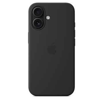 iPhone 16 Apple Silikone Cover med MagSafe MYY13ZM/A - Sort