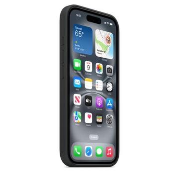 iPhone 16 Apple Silikone Cover med MagSafe MYY13ZM/A - Sort