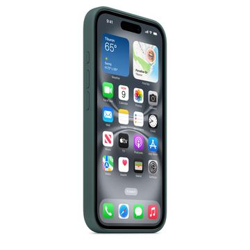 iPhone 16 Apple Silikone Cover med MagSafe MYY83ZM/A - Grøn sø