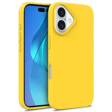 iPhone 16 Biologisk Nedbrydeligt Cover - Gul