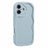 iPhone 16 Candy Color Wavy TPU Cover - babyblå