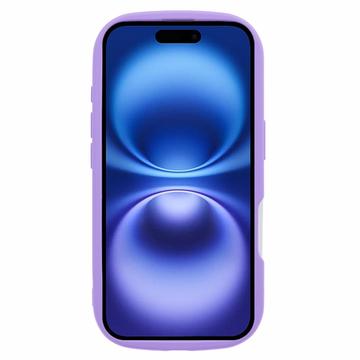 iPhone 16 Candy Color Wavy TPU Cover - Lilla