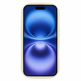 iPhone 16 Candy Color Wavy TPU Cover - Gul