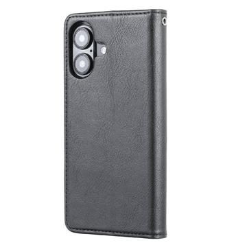 iPhone 16 Kortsæt Pungetui - sort