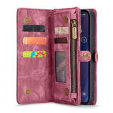 iPhone 16 Caseme 008 2-i-1 Multifunktionel Pung - Rød