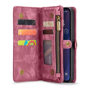 iPhone 16 Caseme 008 2-i-1 Multifunktionel Pung - Rød