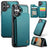 iPhone 16 Caseme C22-etui RFID-kortpung - grøn