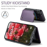 iPhone 16 Caseme C22-etui RFID-kortpung - lilla