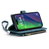 iPhone 16 Caseme C30 Multifunktionel Pung - Blå