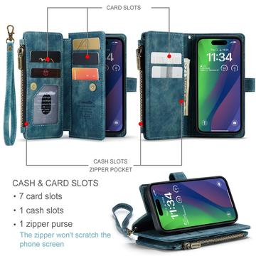 iPhone 16 Caseme C30 Multifunktionel Pung - Blå