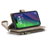 iPhone 16 Caseme C30 Multifunktionel Pung - Brun