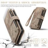 iPhone 16 Caseme C30 Multifunktionel Pung - Brun