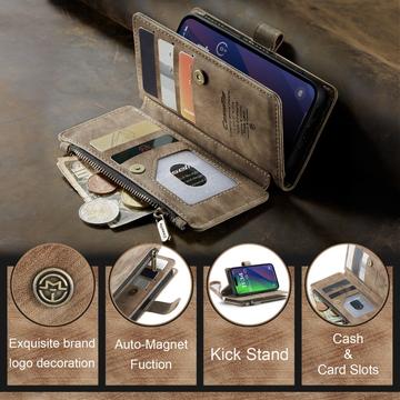 iPhone 16 Caseme C30 Multifunktionel Pung - Brun