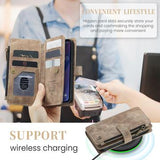 iPhone 16 Caseme C30 Multifunktionel Pung - Brun