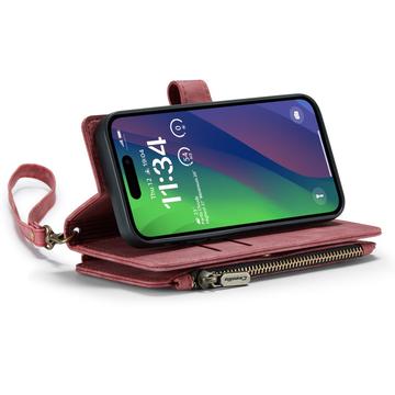 iPhone 16 Caseme C30 Multifunktionel Pung - Rød