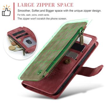 iPhone 16 Caseme C30 Multifunktionel Pung - Rød