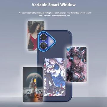 iPhone 16 DIY E-InkCase NFC Cover - grå