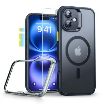 iPhone 16 ESR HaloLock MagSafe Classic Pro-sæt - frostet sort