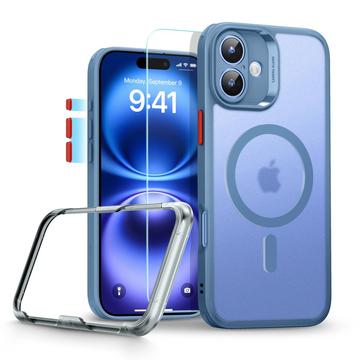 iPhone 16 ESR HaloLock MagSafe Classic Pro-sæt - frostet Blå
