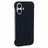 iPhone 16 Plastik Cover Uden Sider - Sort