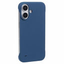 iPhone 16 Plastik Cover Uden Sider - Blå