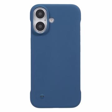 iPhone 16 Plastik Cover Uden Sider - Blå