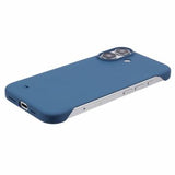 iPhone 16 Plastik Cover Uden Sider - Blå