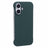 iPhone 16 Plastik Cover Uden Sider - Mørkegrøn