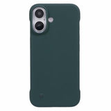 iPhone 16 Plastik Cover Uden Sider - Mørkegrøn