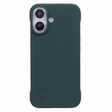 iPhone 16 Plastik Cover Uden Sider - Mørkegrøn