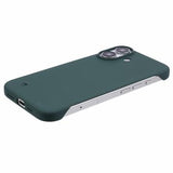 iPhone 16 Plastik Cover Uden Sider - Mørkegrøn