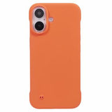 iPhone 16 Plastik Cover Uden Sider - Orange
