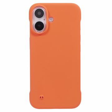 iPhone 16 Plastik Cover Uden Sider - Orange