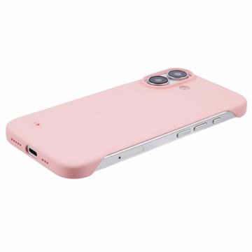iPhone 16 Plastik Cover Uden Sider - Pink