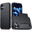 iPhone 16 Hybrid Cover med Glidende Kortslot - Sort