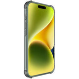 iPhone 16 Imak Faldsikkert TPU Cover - Gennemsigtig Sort