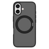 iPhone 16 Lippa MagSafe 360 Roterende Cover - sort
