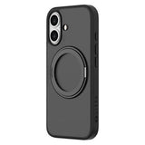 iPhone 16 Lippa MagSafe 360 Roterende Cover - sort